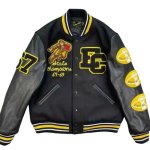 画像2: EVERETT Everett Indian Embroidered Stadium Jacket ユニセックス 男女兼用EVERETT エベレットインディアン刺繍スタジャンスタジアムジャンパー スタジャン MA-1 ボンバー ジャケット ブルゾン (2)