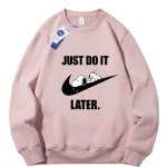 画像1: JUST DO IT LATER x Sleeping Snoopy sweat pullover ユニセックス男女兼用 NASA × JUST DO IT LATER× スヌーピー スウェット トレーナー  (1)