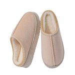 画像5: Unisex Fluffy fur lining PU sheepskin sandal slippers shoes   ユニセックス男女兼用モコモコファー裏地付き厚底サンダルスリッパシューズ (5)