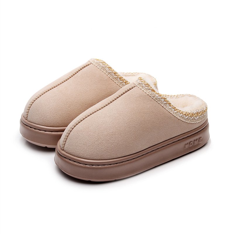 画像8: Unisex Fluffy fur lining PU sheepskin sandal slippers shoes   ユニセックス男女兼用モコモコファー裏地付き厚底サンダルスリッパシューズ (8)