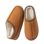 画像10: Unisex Fluffy fur lining PU sheepskin sandal slippers shoes   ユニセックス男女兼用モコモコファー裏地付き厚底サンダルスリッパシューズ (10)