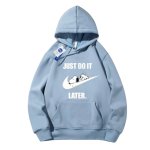 画像1: SALE セール JUST DO IT LATER x Snoopy sweat hoodie  ユニセックス男女兼用 NASA×JUST DO IT LATER× スヌーピー スウェットパーカー トレーナー  (1)