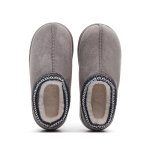 画像11: Unisex Fluffy fur lining PU sheepskin sandal slippers shoes   ユニセックス男女兼用モコモコファー裏地付き厚底サンダルスリッパシューズ (11)