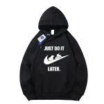 画像2: SALE セール JUST DO IT LATER x Snoopy sweat hoodie  ユニセックス男女兼用 NASA×JUST DO IT LATER× スヌーピー スウェットパーカー トレーナー  (2)