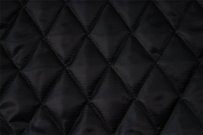 画像5: Denim and leather sleeves quilted interior embroidered lettering Stadium Jacket ユニセックス 男女兼用デニム×レザースリーブ 内側キルティング レター刺繍スタジャンスタジアムジャンパー  MA-1 ボンバー ジャケット ブルゾン (5)