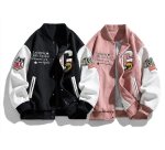 画像7: american football embroideryStand Collar  Stadium Jacket ユニセックス 男女兼用アメリカンフットボールスタンドカラースタジャンスタジアムジャンパー  MA-1 ボンバー ジャケット ブルゾン (7)