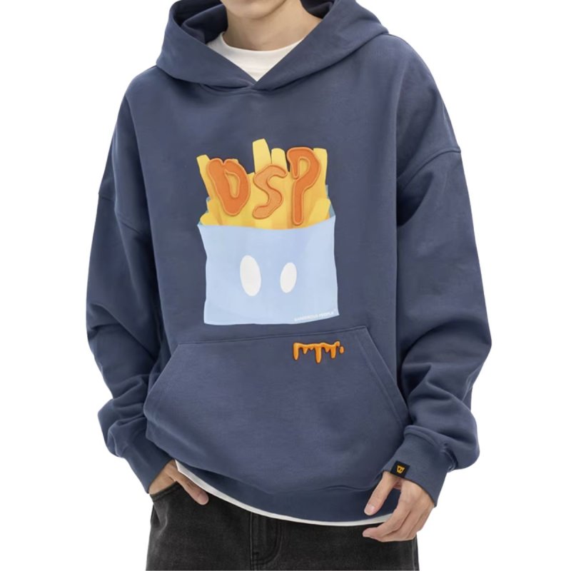 画像6: Unisex DANGEROUS PEOPLE  potato fries PrintLogo print  hoodie Sweat Shirt  男女兼用 DSPロゴ プリント フーディ フライドポテト スウェットパーカー　シャツ (6)