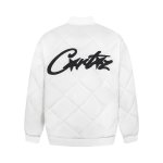 画像3: Logo-embroidered quilted down jacket MA1 stadium jacket ユニセックス 男女兼用ロゴ刺繍キルティングダウンジャケット MA1スタジャンスタジアムジャンパー  (3)