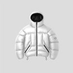 画像7: HOMME Logo Print Reverse Bull Down Jacket　ユニセックス 男女兼用 オムロゴリバーシブルダウンジャケットブルゾンコート (7)