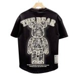 画像3: Unisex The bear Paisley Backprint T-shirt  ユニセックス ザ・ベア 男女兼用 ペイズリー柄 バンダナ柄  熊 プリント 半袖 Tシャツ (3)