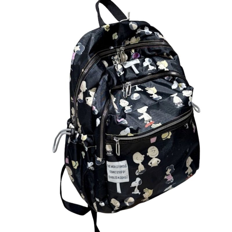 画像2: Snoopy & Friends Print Backpack Bag スヌーピー＆フレンズプリントバックパックリュックバッグ (2)