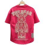 画像4: Unisex The bear Paisley Backprint T-shirt  ユニセックス ザ・ベア 男女兼用 ペイズリー柄 バンダナ柄  熊 プリント 半袖 Tシャツ (4)