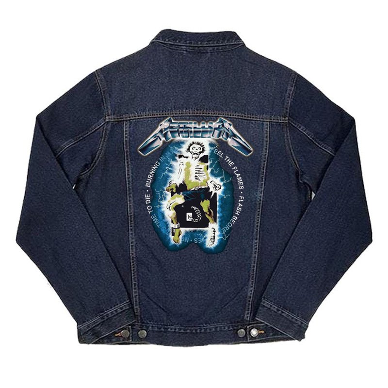 画像7: Unisex Vintage Design NIRVANA Logo Denim Jacket ユニセックス　男女兼用　ヴィンテージ　デザイン　ニルヴァーナ　ロゴ　デニム　ジャケット　Gジャン　ブルゾン (7)