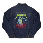 画像6: Unisex Vintage Design NIRVANA Logo Denim Jacket ユニセックス　男女兼用　ヴィンテージ　デザイン　ニルヴァーナ　ロゴ　デニム　ジャケット　Gジャン　ブルゾン (6)