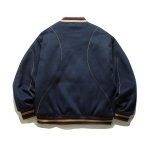 画像3: Baseball embroidery Stadium Jacket ユニセックス 男女兼用ベースボール刺繍スタジャンスタジアムジャンパー  MA-1 ボンバー ジャケット ブルゾン (3)