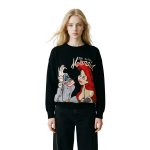 画像1: 25 Women Littlemermaid Ariel braided round neck sweater リトルマーメイド アリエル 編み込み 丸首ラウンドネックセーター　 (1)