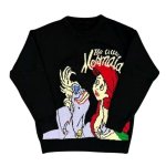 画像2: 25 Women Littlemermaid Ariel braided round neck sweater リトルマーメイド アリエル 編み込み 丸首ラウンドネックセーター　 (2)