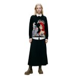 画像5: 25 Women Littlemermaid Ariel braided round neck sweater リトルマーメイド アリエル 編み込み 丸首ラウンドネックセーター　 (5)