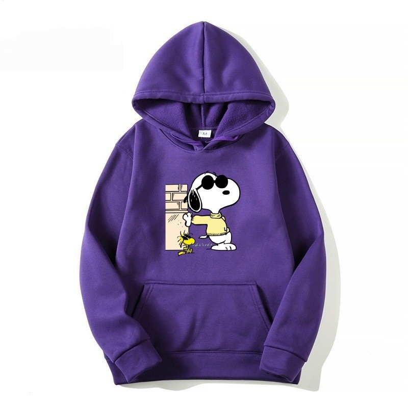 画像9: Unisex  Sunglasses Snoopy & Woodstock print hoodie ユニセックス男女兼用サングラススヌーピー＆ウッドストックフーディスウェットパーカー  (9)