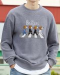 画像4: Unisex The Beagles Abbey Road Print Sweatshirt ユニセックス 男女兼用ザビーグルズアビーロードプリントスウェットシャツ トレーナー (4)