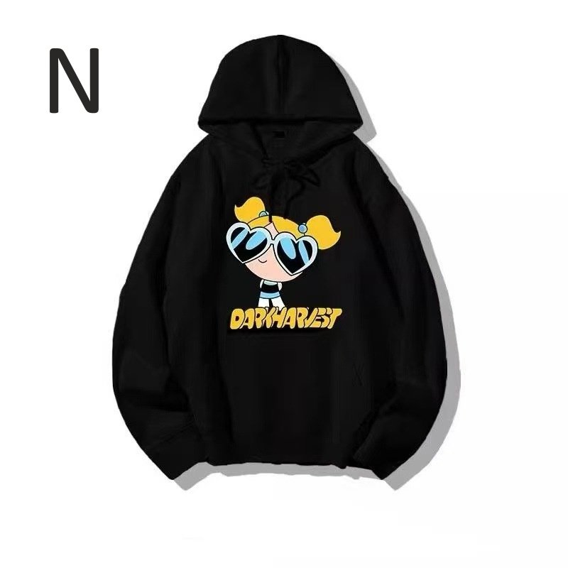 画像14: Unisex Powerful Girl Print Hoodie　ユニセックス男女兼用パワフルガールプリントフディージャケットパーカー  (14)