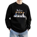 画像3: Unisex The Beagles Abbey Road Print Sweatshirt ユニセックス 男女兼用ザビーグルズアビーロードプリントスウェットシャツ トレーナー (3)