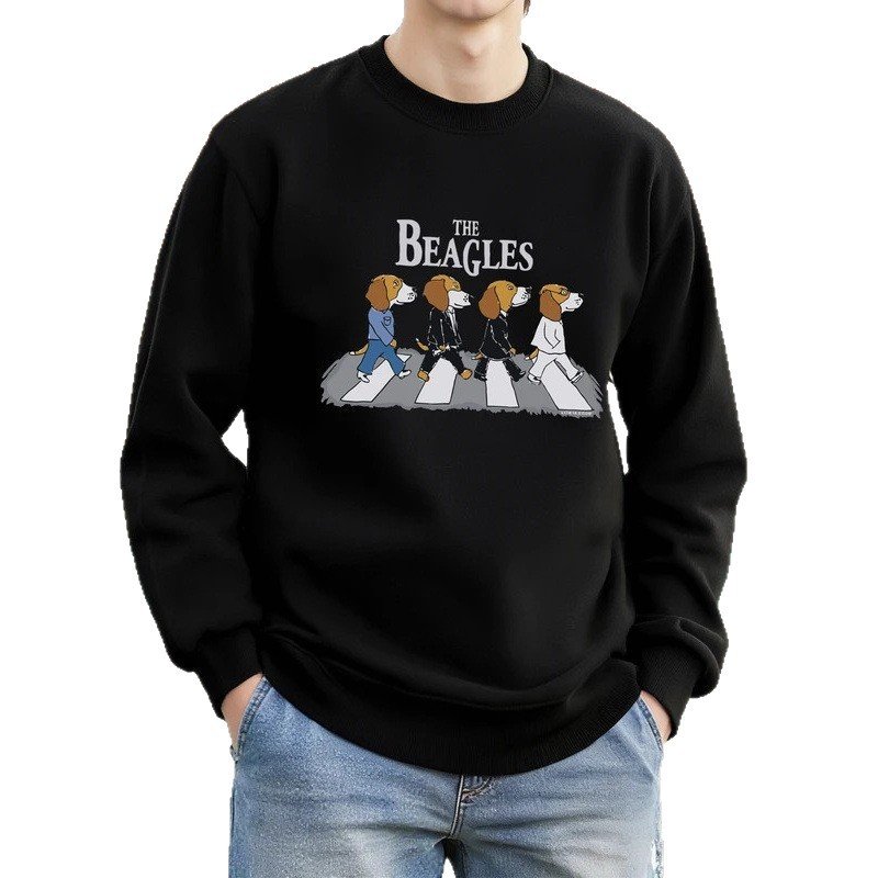 画像3: Unisex The Beagles Abbey Road Print Sweatshirt ユニセックス 男女兼用ザビーグルズアビーロードプリントスウェットシャツ トレーナー (3)