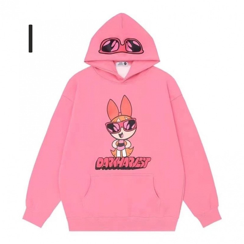 画像9: Unisex Powerful Girl Print Hoodie　ユニセックス男女兼用パワフルガールプリントフディージャケットパーカー  (9)