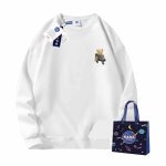 画像3: One point NASA x Bear sweatshirt ユニセックス男女兼用 ワンポイント ナサ × ベア 熊 スウェット トレーナー  (3)