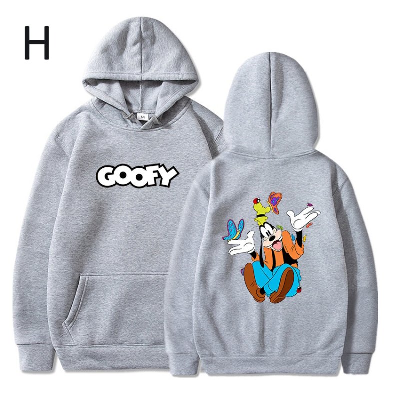 画像9: Unisex Goofy Back Print Hoodie　ユニセックス男女兼用グーフィバックプリントフディージャケットパーカー  (9)