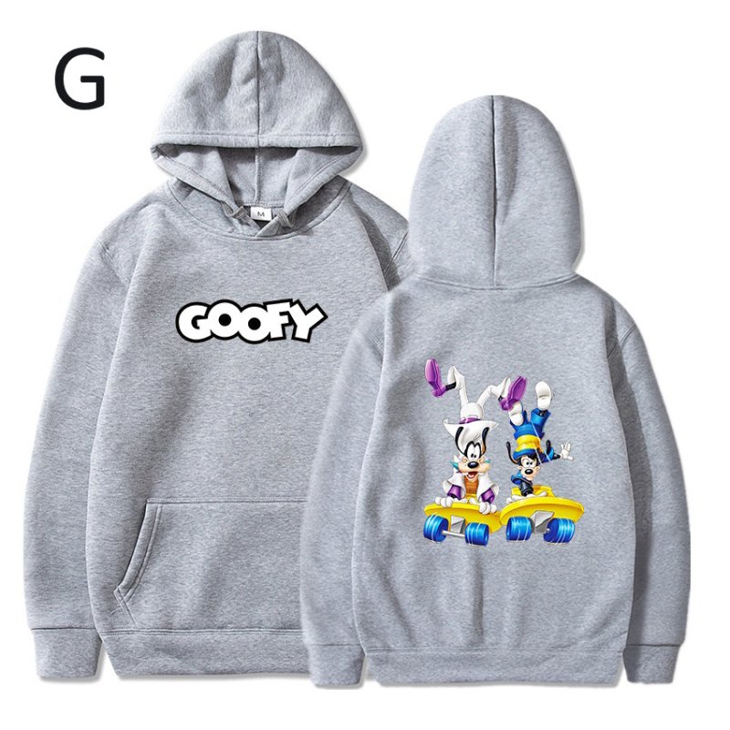 画像8: Unisex Goofy Back Print Hoodie　ユニセックス男女兼用グーフィバックプリントフディージャケットパーカー  (8)