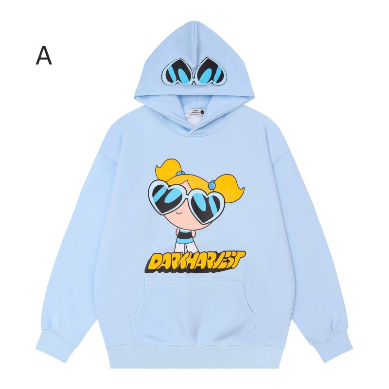 画像2: Unisex Powerful Girl Print Hoodie　ユニセックス男女兼用パワフルガールプリントフディージャケットパーカー  (2)