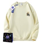 画像6: One point NASA x Bear sweatshirt ユニセックス男女兼用 ワンポイント ナサ × ベア 熊 スウェット トレーナー  (6)