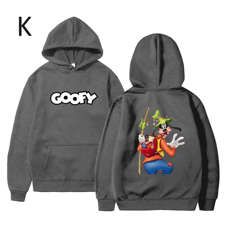 画像12: Unisex Goofy Back Print Hoodie　ユニセックス男女兼用グーフィバックプリントフディージャケットパーカー  (12)
