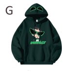 画像7: Unisex Powerful Girl Print Hoodie　ユニセックス男女兼用パワフルガールプリントフディージャケットパーカー  (7)