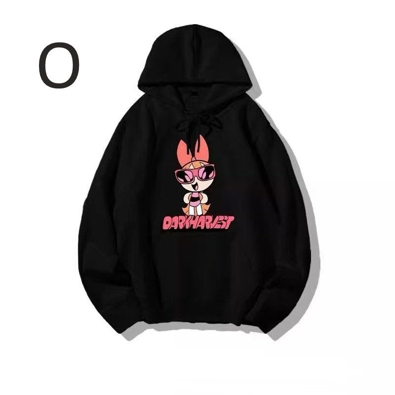 画像15: Unisex Powerful Girl Print Hoodie　ユニセックス男女兼用パワフルガールプリントフディージャケットパーカー  (15)