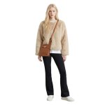 画像3: SALE セール Women's simple fakerabbit Faux fur Pullover short coat sweater シンプル プルオーバー モコモコ フェイクラビットファー エコファー ポンチョ トップス コート セーター  (3)