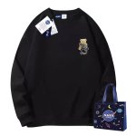 画像2: One point NASA x Bear sweatshirt ユニセックス男女兼用 ワンポイント ナサ × ベア 熊 スウェット トレーナー  (2)