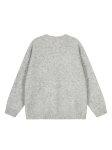 画像5: Unisex Letter knit emblem sweater  Knit  ユニセックス男女兼用レター編み込み エンブレムセーター (5)
