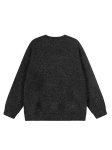 画像4: Unisex Letter knit emblem sweater  Knit  ユニセックス男女兼用レター編み込み エンブレムセーター (4)