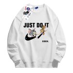 画像1: Nasa Tom & Jerry Broken Swoosh print Sweat Shirt  ユニセックス 男女兼用 ナサ トムとジェリー トム＆ジェリー ブロークンスウッシュ プリント スウェットシャツ トレーナー  (1)
