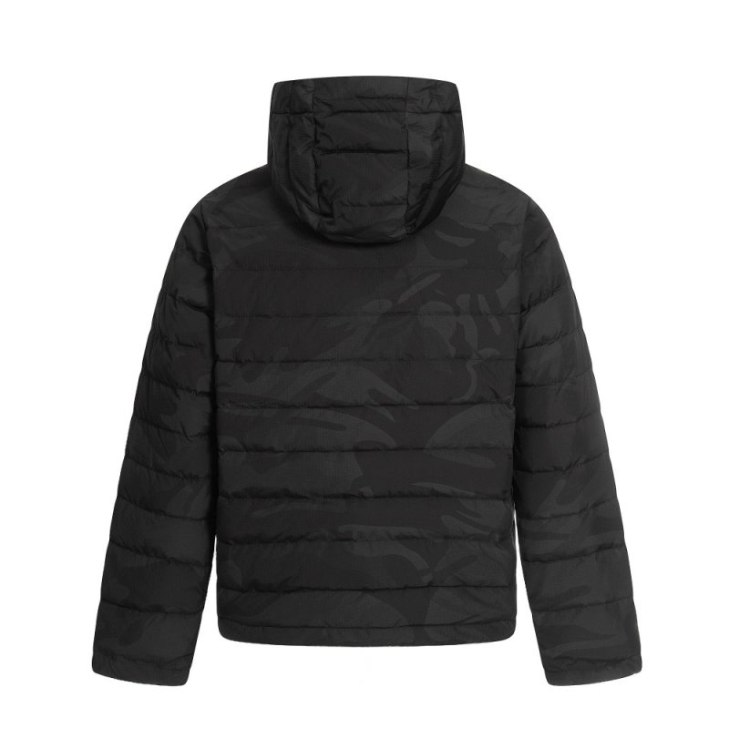 画像4:  Unisex Camouflage White Duck Down Hoodie Jacket   男女兼用 家紋迷彩ホワイトダッグ ダウンフーディジャケット ジャケット (4)