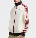 画像5: Men's Unisex Sporty Striped Color Block Stand Collar Jacket　メンズ 男女兼用 スポーティストライプカラーブロックスタンドカラージャケット (5)