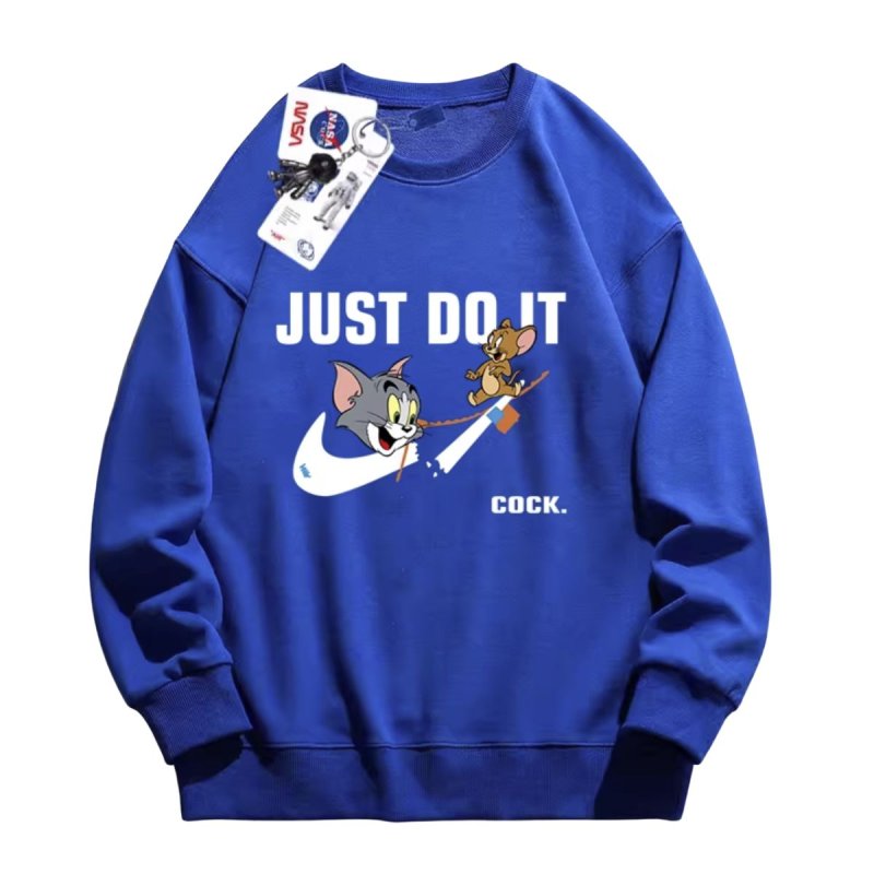 画像6: Nasa Tom & Jerry Broken Swoosh print Sweat Shirt  ユニセックス 男女兼用 ナサ トムとジェリー トム＆ジェリー ブロークンスウッシュ プリント スウェットシャツ トレーナー  (6)