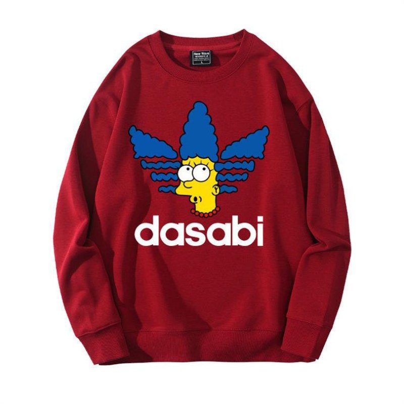画像3: Unisex DASABI Merge Mama Shinpson Print Sweatshirt　ユニセックス男女兼用ダサビマージシンプソンプリントスウェットシャツトレーナー (3)