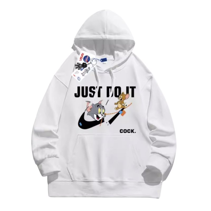 画像5: Nasa Tom & Jerry Broken Swoosh print Sweat Hoodie ユニセックス 男女兼用 ナサ トムとジェリー トム＆ジェリー ブロークンスウッシュ プリント スウェット パーカー トレーナー  (5)