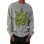 画像3: Unisex Greench Buddy Sweater knit crew neck sweater   ユニセックス男女兼用グリーンチ バディ丸首ラウンドネックセータープルオーバ (3)