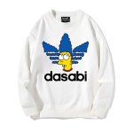 画像1: Unisex DASABI Merge Mama Shinpson Print Sweatshirt　ユニセックス男女兼用ダサビマージシンプソンプリントスウェットシャツトレーナー (1)