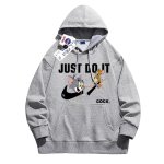 画像4: Nasa Tom & Jerry Broken Swoosh print Sweat Hoodie ユニセックス 男女兼用 ナサ トムとジェリー トム＆ジェリー ブロークンスウッシュ プリント スウェット パーカー トレーナー  (4)