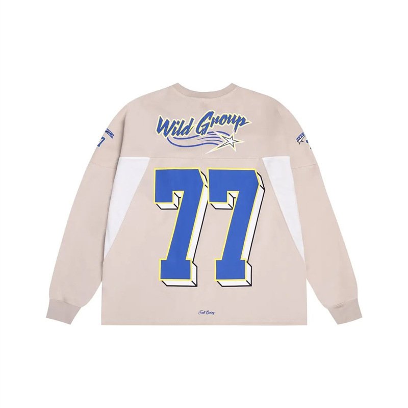 画像3: Unisex American basketball uniform Long Sleeve Tshirts  ユニセック男女兼用アメリカンバスケットボールユニフォームロンT 長袖Tシャツ     (3)